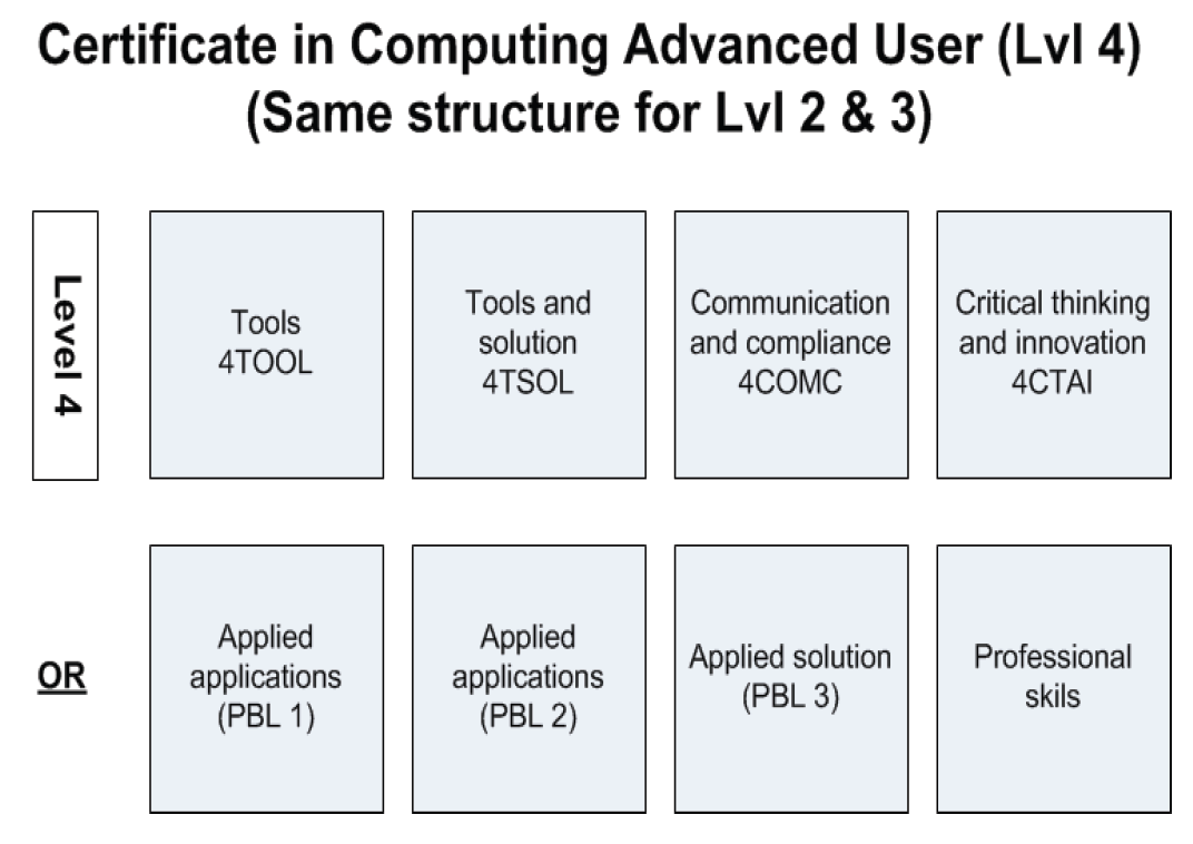 Cert Computing Advanced User Level 4